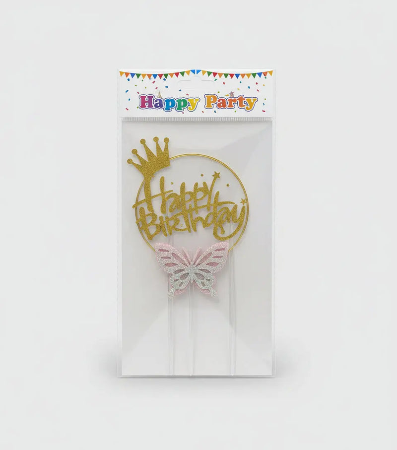 “Happy Birthday” Cake Topper