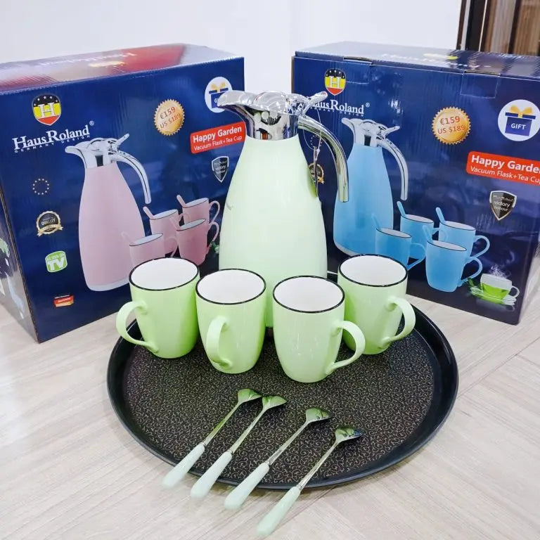 Haus Roland Vacuum Flask & 4 Tea Cups - Murukali.com