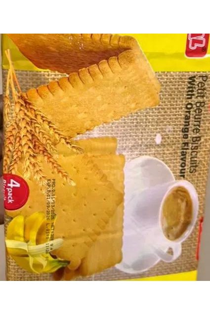 Hazal Petit Beurre Biscuits With Orange Flavour 300g Murukali.com