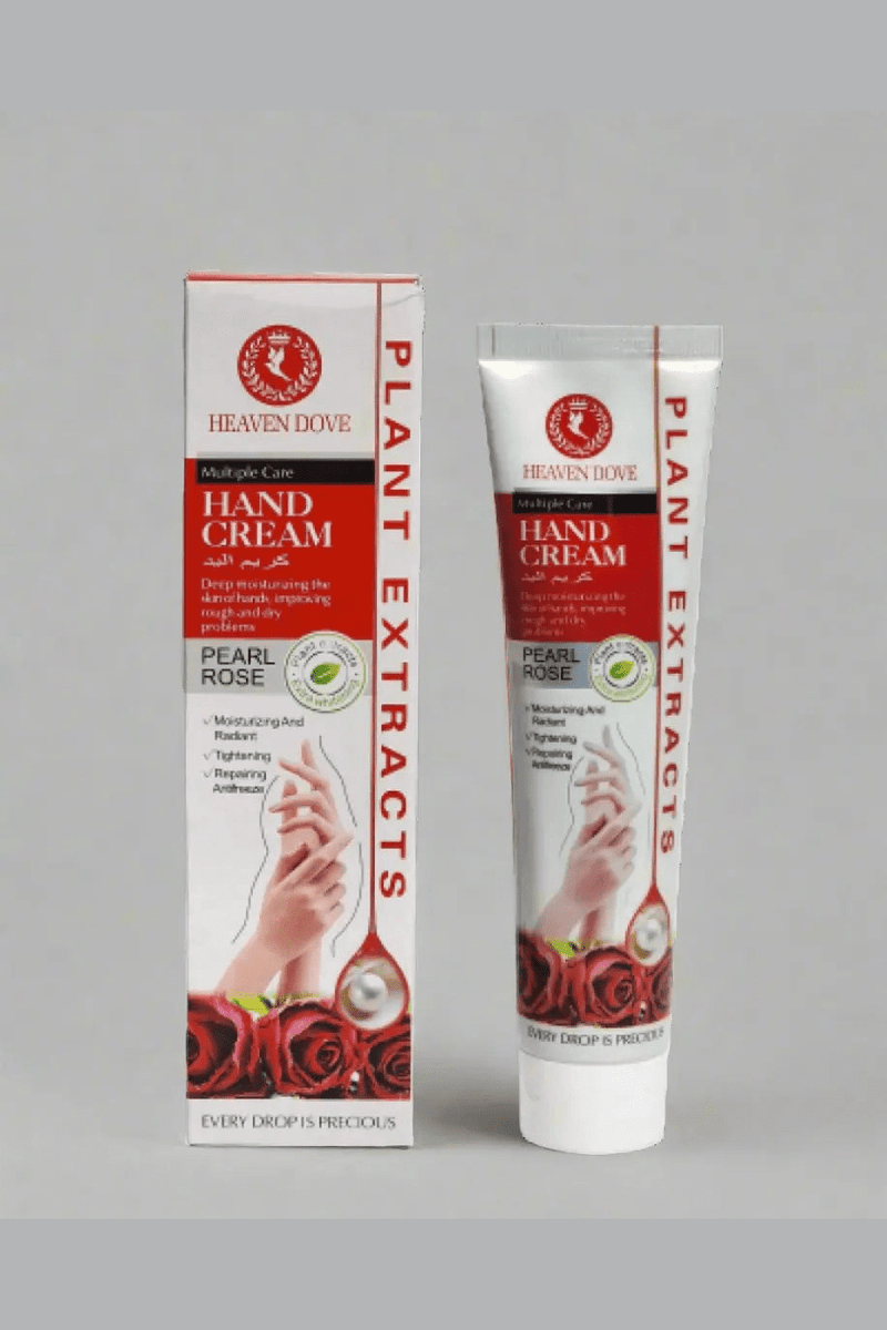 Heaven Dove Plant Extracts Hand Cream (Pearl Rose, 120g) Murukali.com