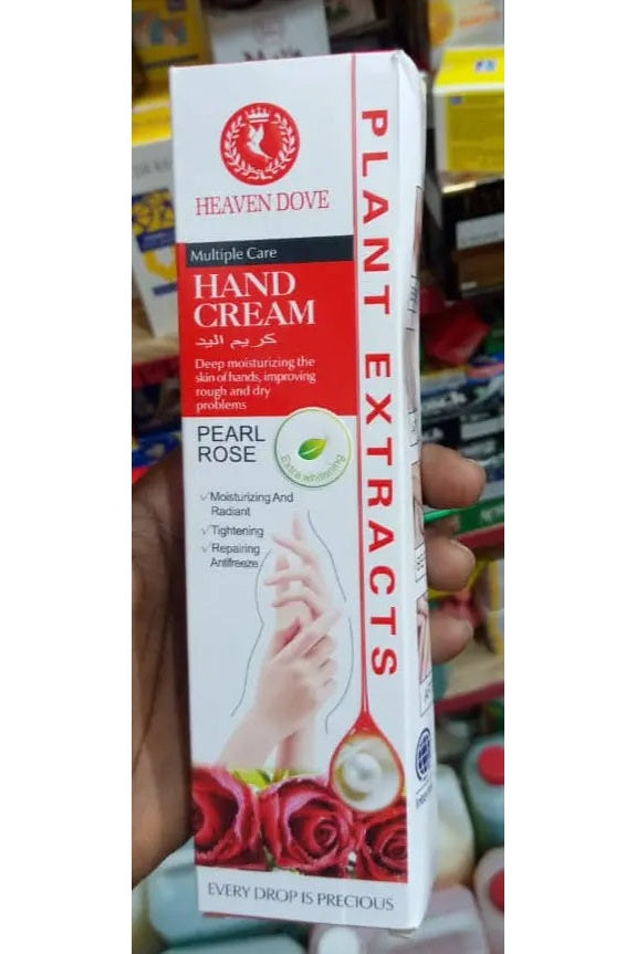 Heaven Dove Plant Extracts Hand Cream (Pearl Rose, 120g) Murukali.com