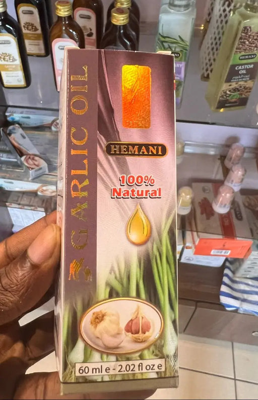 Hemani 100% Natural Garlic Oil – 60ml Murukali.com