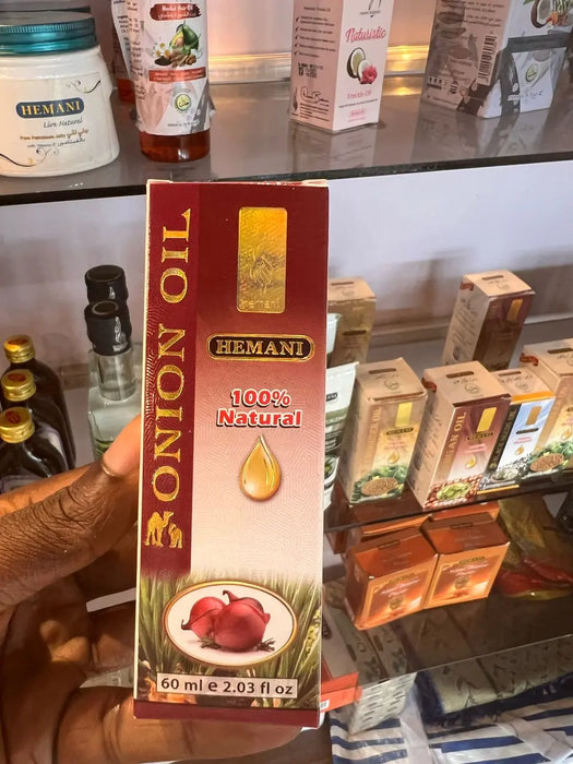 Hemani 100% Natural Onion Hair Oil – 60ml Murukali.com