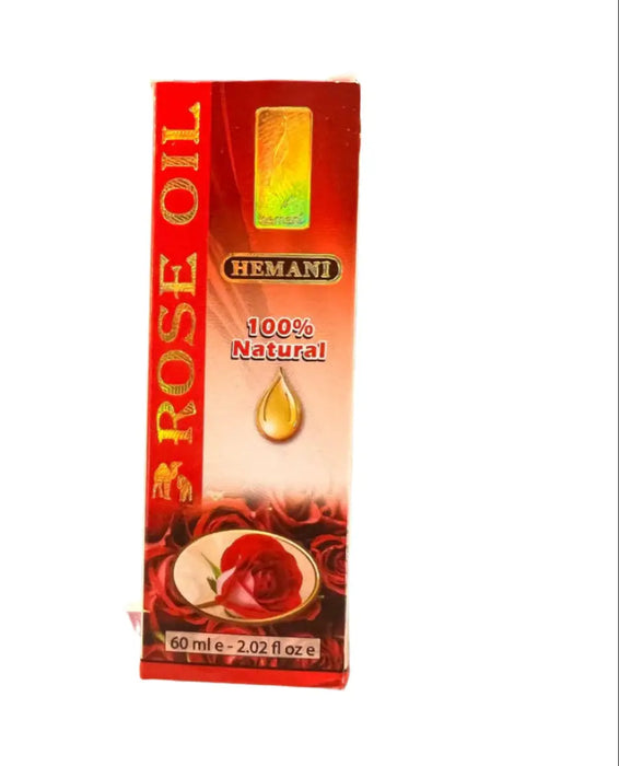 Hemani 100% Natural Rose Oil – 60ml Murukali.com