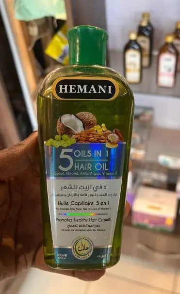 Hemani 5 in 1 Hair Oil 200ml Murukali.com