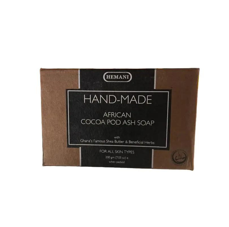 Hemani Hand-Made African Cocoa Pod Ash Soap 200g Murukali.com