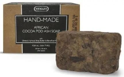 Hemani Hand-Made African Cocoa Pod Ash Soap 200g Murukali.com