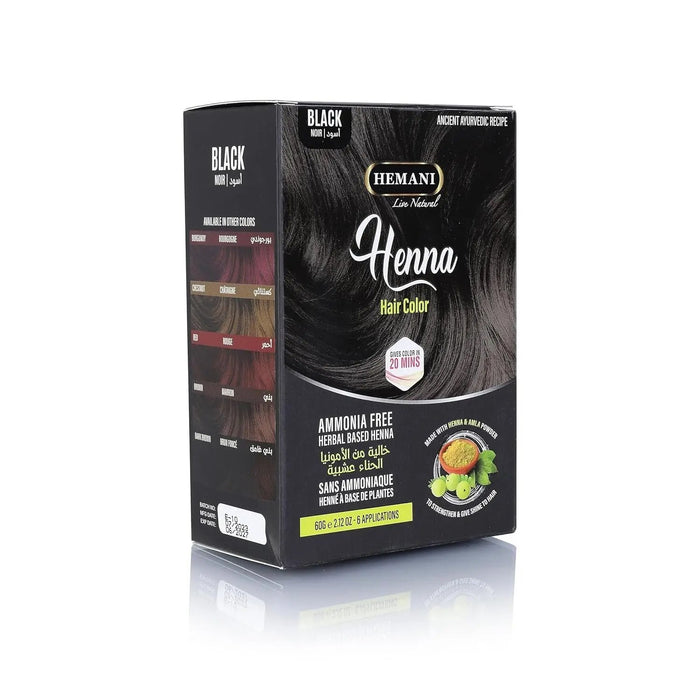 Hemani Henna Hair Color Black 60g Murukali.com