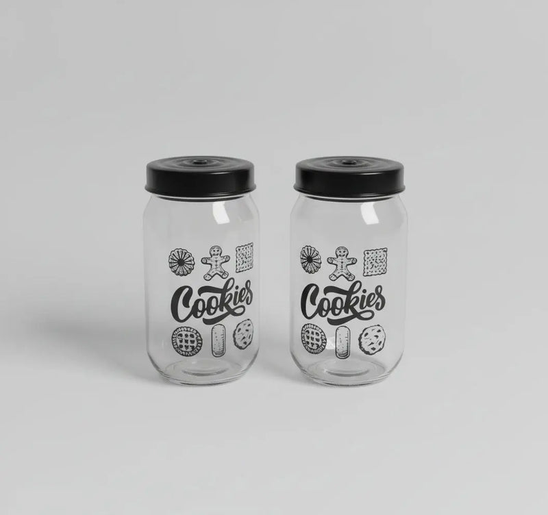 Herevin Glass Storage Jar – Cookies 1L
