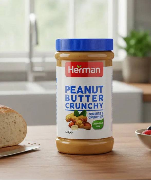 Herman Peanut Butter Crunchy 510g