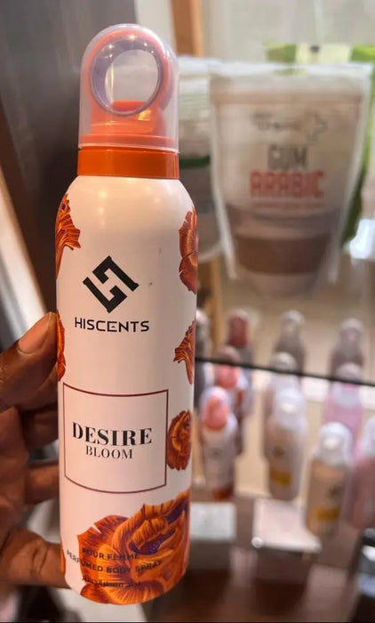 Hiscents Desire Bloom Body Spray 200ml Murukali.com