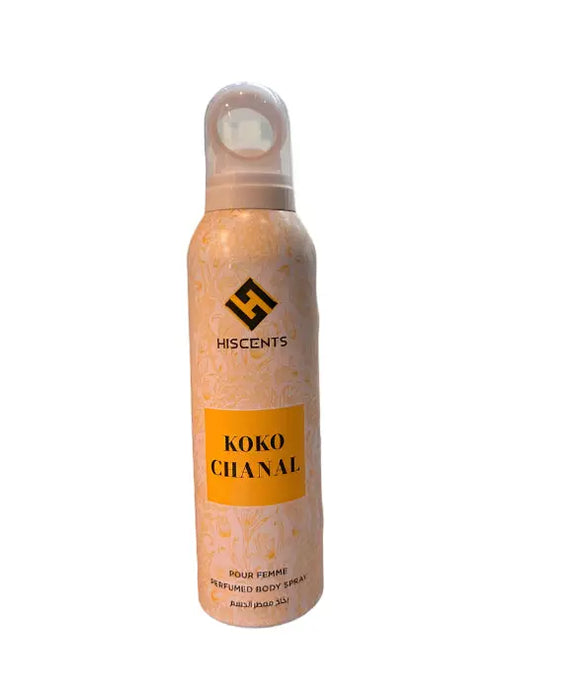 Hiscents Koko Chanal Perfumed Body Spray 200ml Murukali.com