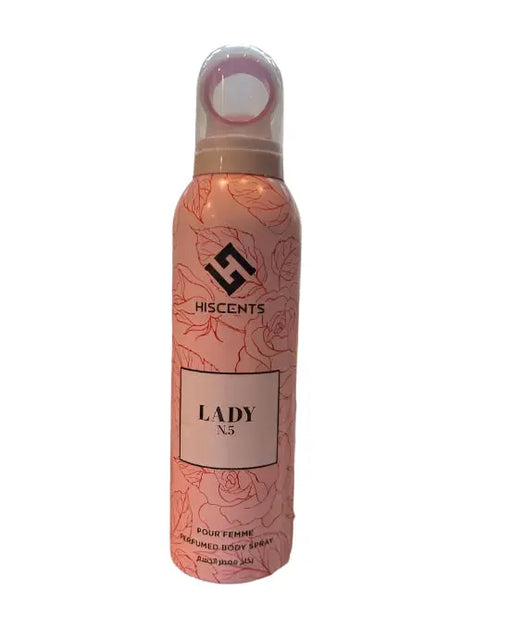 Hiscents Lady N.5 Body Spray 200ml Murukali.com