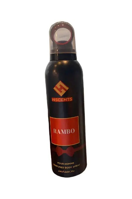 Hiscents Rambo Perfumed Body Spray 200ml - Murukali.com