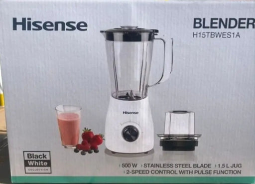 Hisense Blender 1.5L, Model H15TBWES1A Walt 500 Murukali.com