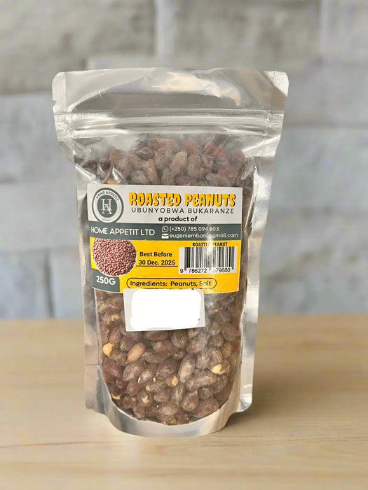 Home Appetit Roasted Peanuts Ubunyobwa Bukaranze 250G Murukali.com