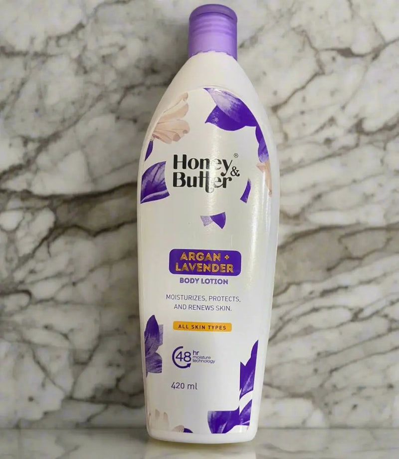 Honey & Butter Argan Lavender Body Lotion 420ML Murukali.com