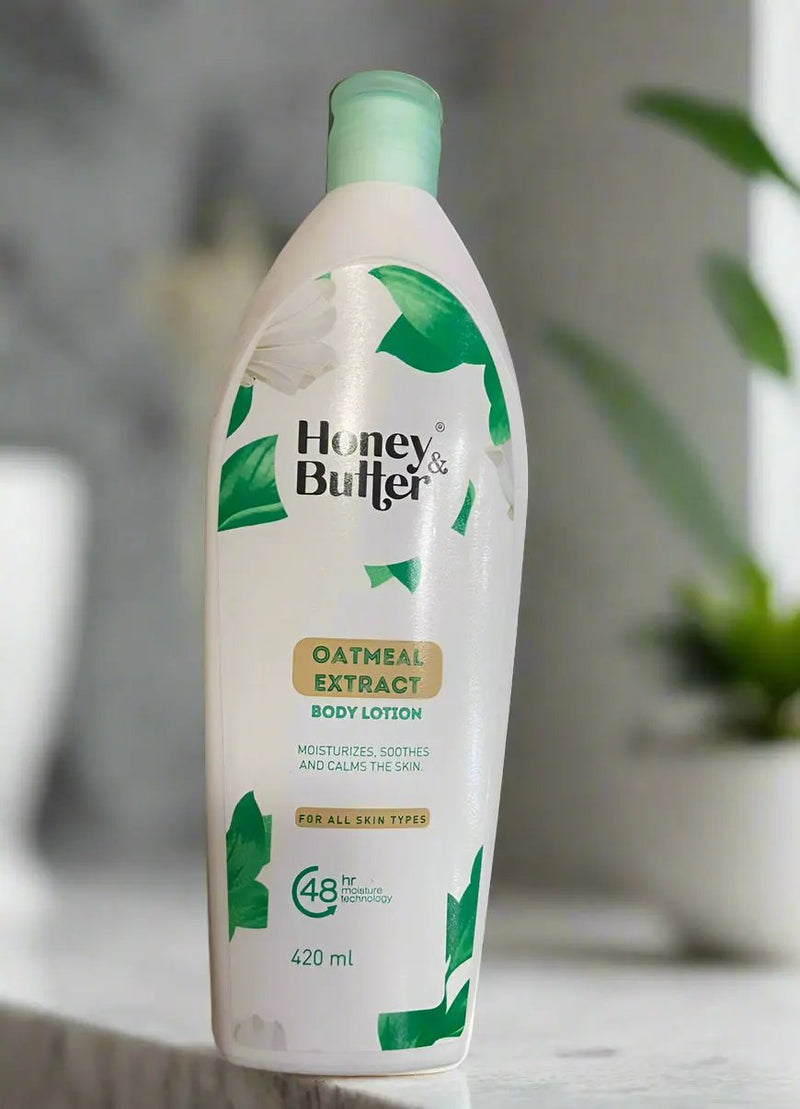 Honey & Butter Oatmeal Extract Body Lotion 420 ML Murukali.com