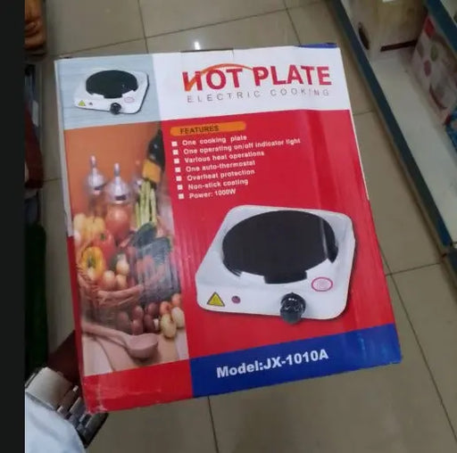 Hot Plate JX-1010A 1000 Watt Single Heating Plate - White Murukali.com