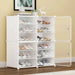 Hot Selling 6 Layered Shoe Rack with Transparent Door murukali.com