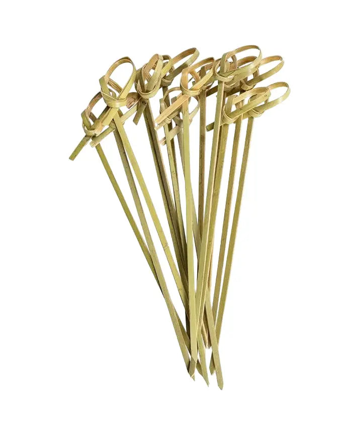 Hotpack Bamboo Knotted Skewers 100pcs