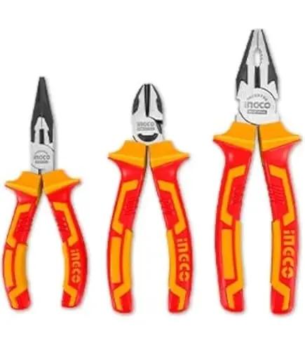 INGCO 3-Piece Insulated Pliers Set Murukali.com