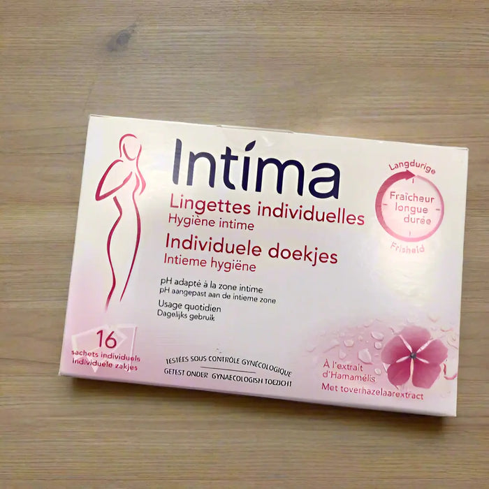 INTIMA Intimate lingettes – 16 Individually Wrapped Feminine Wipes Murukali.com