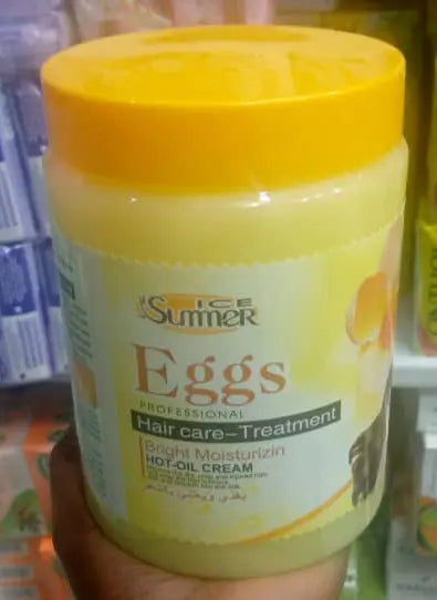 Ice Summer Eggs Hair Care Treatment - Bright Moisturizing Hot Oil Cream - 1000g Murukali.com