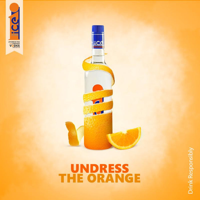 Ice Vodka Premium Undress Orange 750ml murukali.com