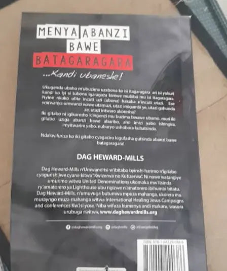 Igitabo:Menya Abanzi Bawe Batagaragara...Kandi Ubaneshe! By Dag Heward-Mills murukali.com