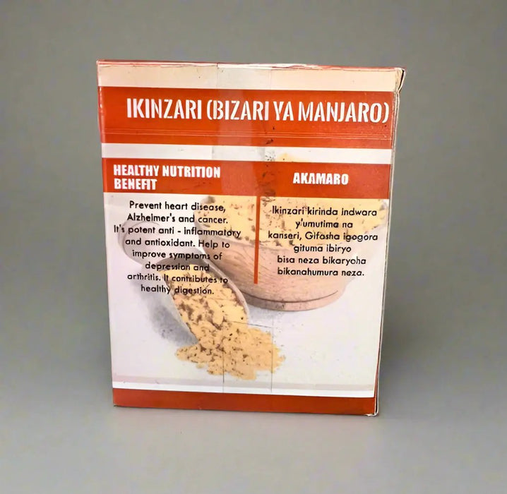 Ikinzari Bizari ya Manjaro – Natural Turmeric Powder 90g Murukali.com