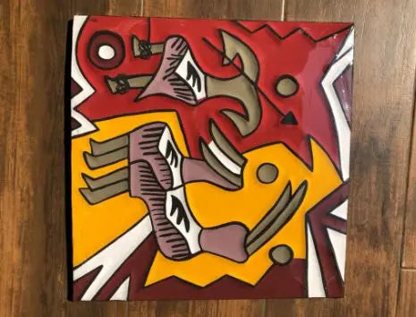 Imigongo wall art (Intore) murukali.com