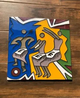 Imigongo wall art (Intore) murukali.com