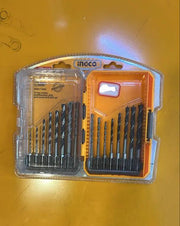 Ingco 16 Pcs Metal Concrete and Wood Drill Bit Set Murukali.com