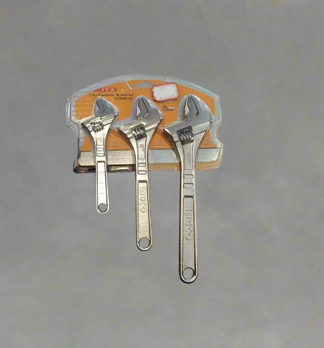 Ingco 3 Pcs Adjustable Wrench Set Murukali.com