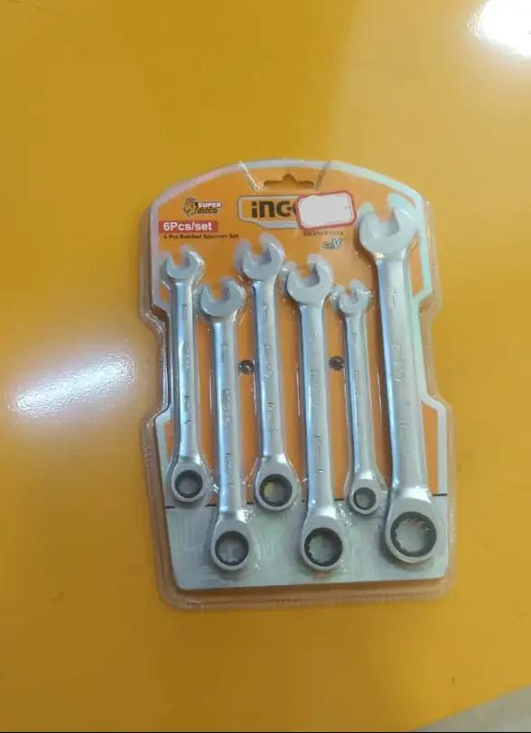 Ingco 6-Piece Ratchet Spanner Set Murukali.com