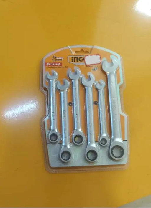 Ingco 6-Piece Ratchet Spanner Set Murukali.com