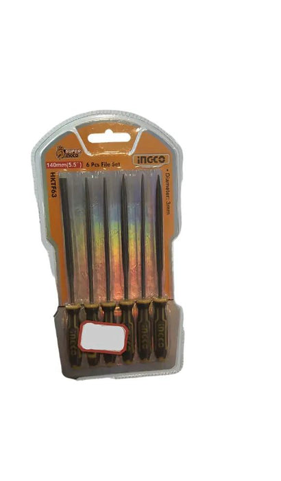 Ingco 6 Pieces File Set Model HKTF63 Murukali.com