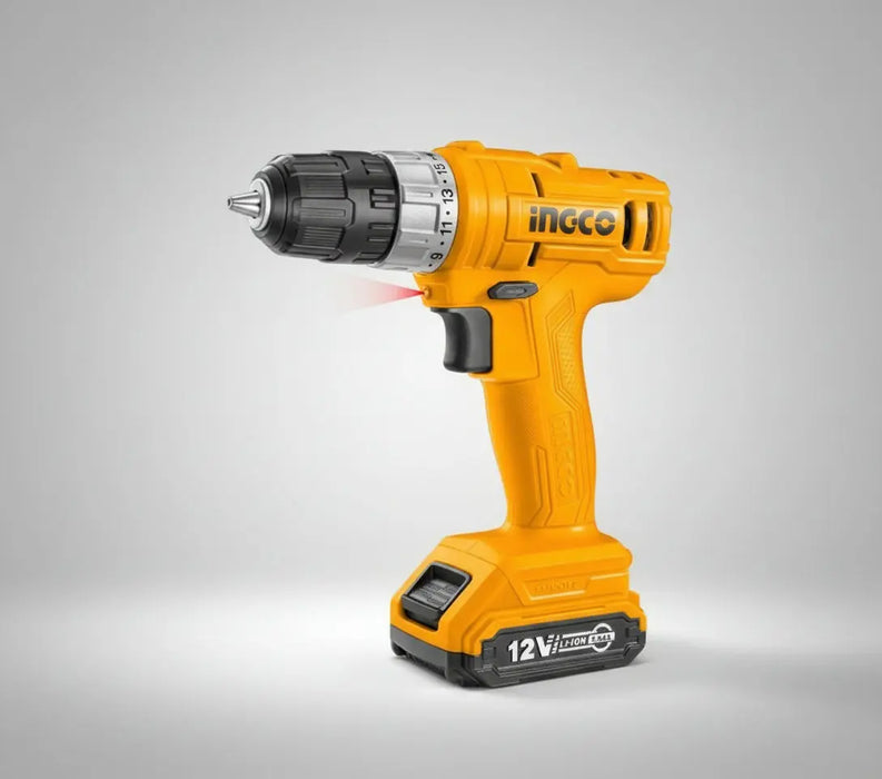 Ingco CDLI1211 12V Lithium-Ion Cordless Drill