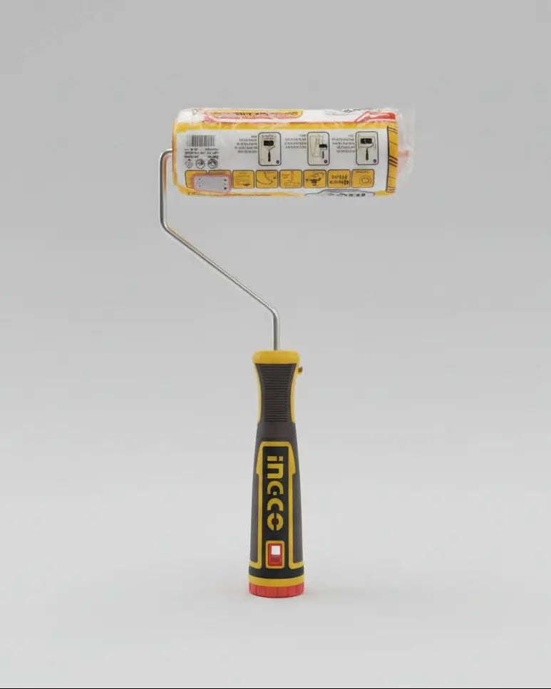 Ingco Paint Roller with Replacement Microfibre Roller Cover