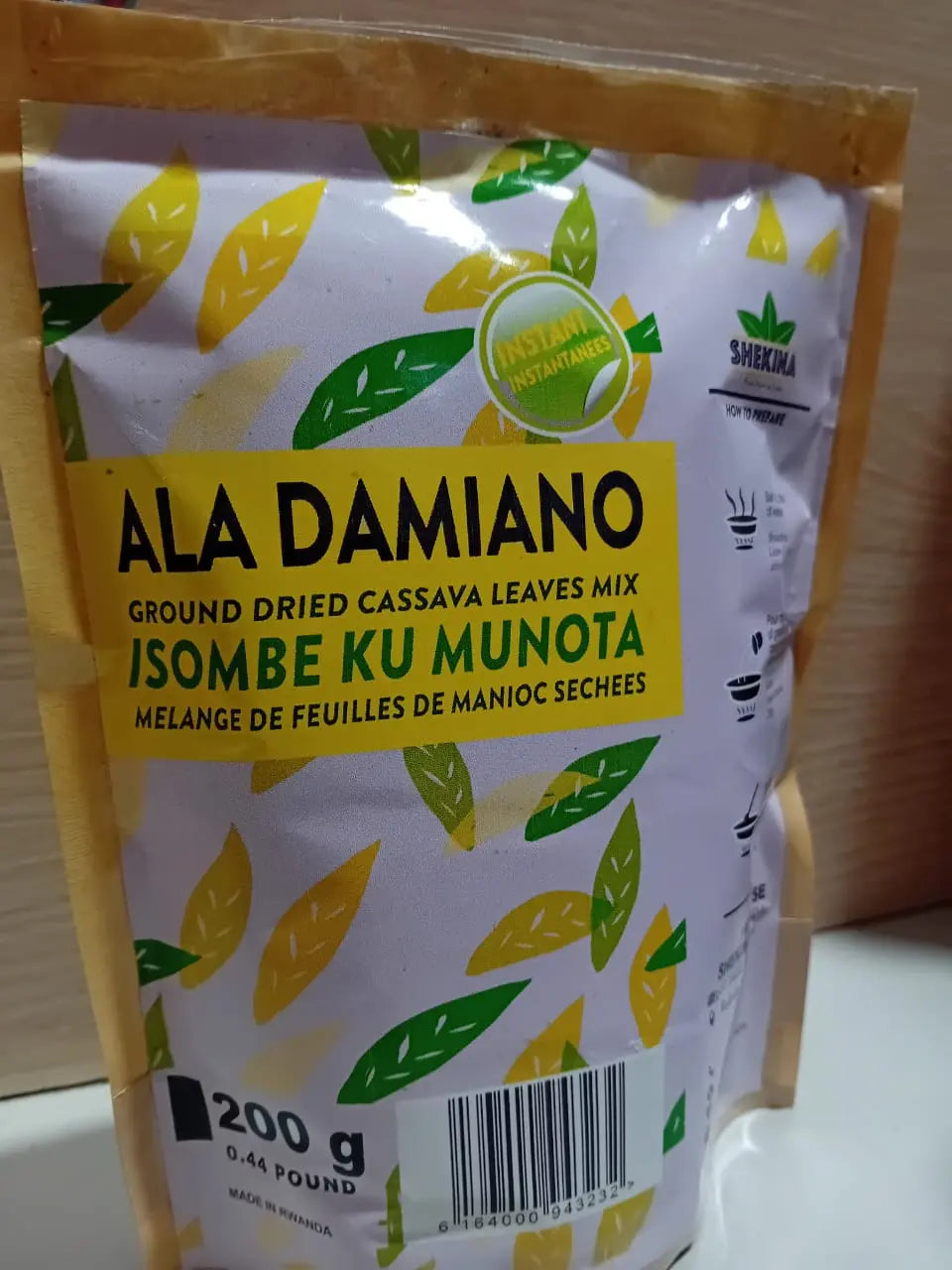 Isombe Ku Munota ALA DAMIANO 200g murukali.rw