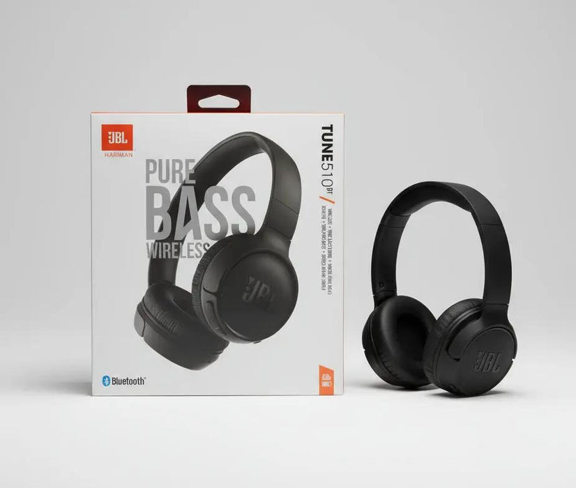 JBL Tune 510BT Wireless On-Ear Headphones – Pure Bass 40H Playtime Murukali.com