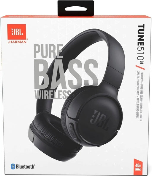JBL Tune 510BT Wireless On-Ear Headphones – Pure Bass 40H Playtime Murukali.com