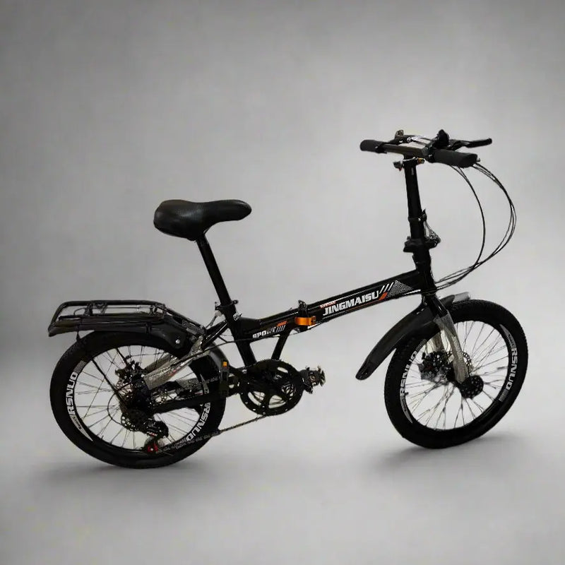 JINGMAISU Black Folding Sport Bike (Size 20) Murukali.com
