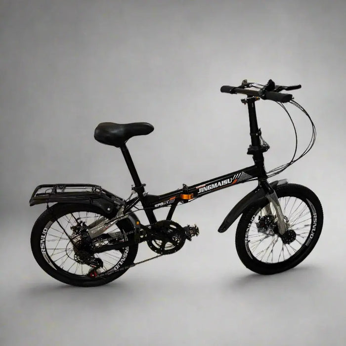 JINGMAISU Black Folding Sport Bike (Size 20) Murukali.com