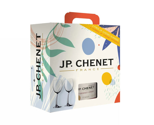 JP Chenet Original Cabernet Syrah 75cl Gift Pack + 2 Glasses murukali.com