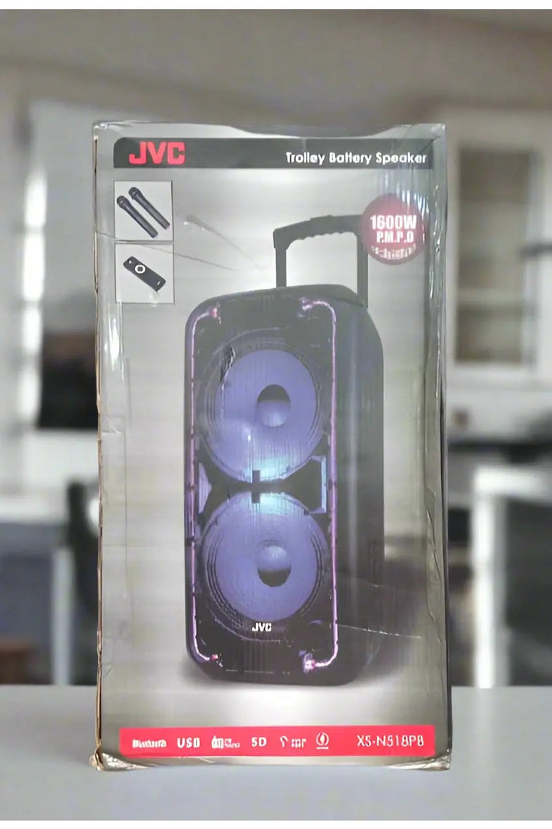 JVC XS-N518PB Trolley Battery Speaker 1600W Murukali.com