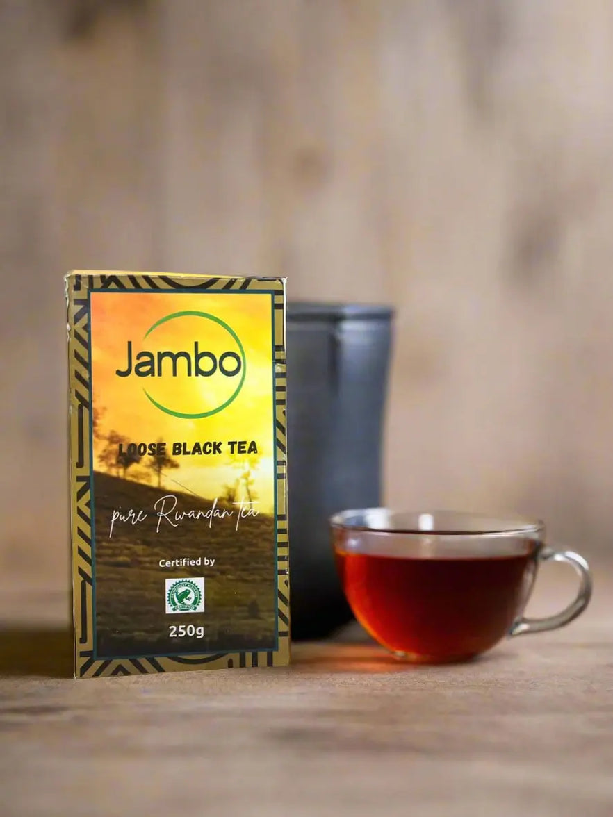 Jambo Loose Black Tea Pure Rwandan Tea, 250 g - Murukali.com