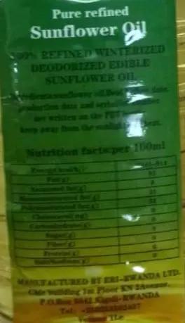 Jambo Pure refined Sunflower Oil 1L Murukali.com