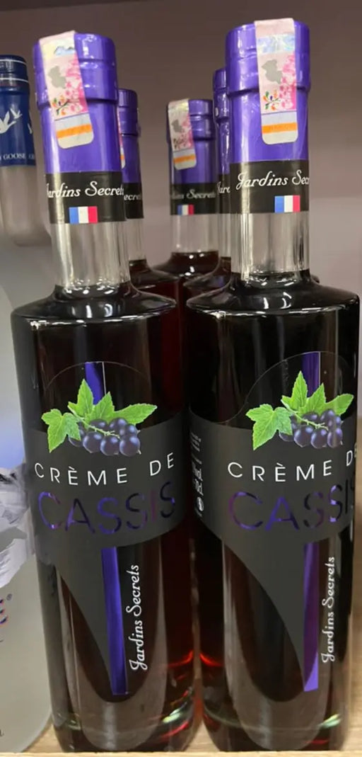 Jardins Secrets Crème de Cassis - Premium Blackcurrant Liqueur - 700ml Murukali.com